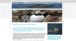 Desktop Screenshot of islandferries.net